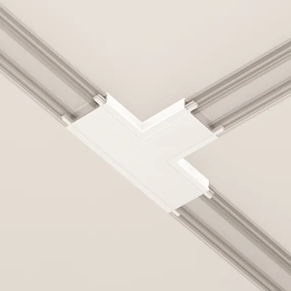 Коннектор питания T-образный Radity белый Technical tra084ct-11w
