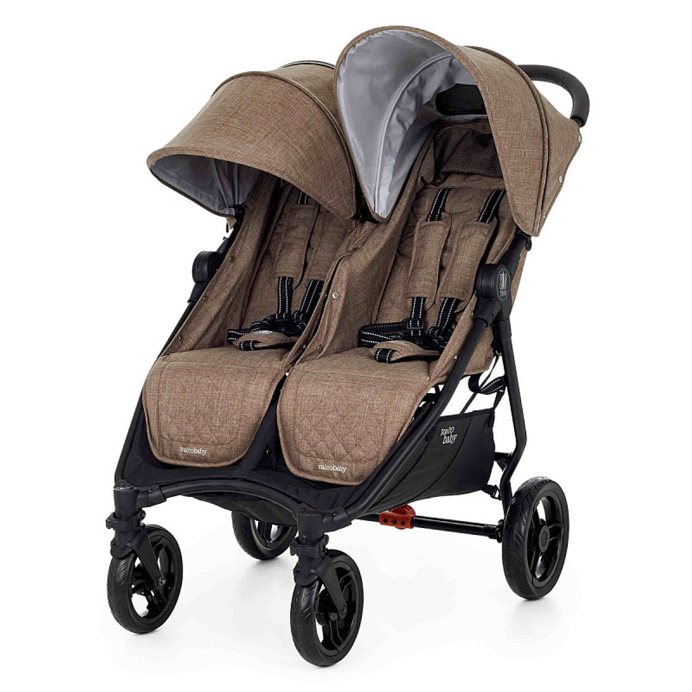 Прогулочная коляска для двойни Valco baby Slim Twin Tailormade Cappuccino