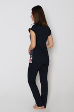 [m]Пижама женская "НЕВЕСОМОСТЬ" футб+штаны КЖ 0200