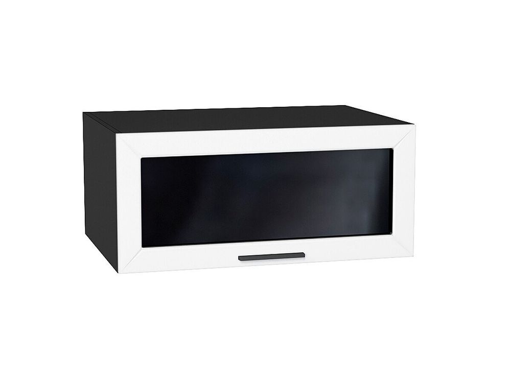 Шкаф верхний горизонтальный остекленный глубокий Глетчер