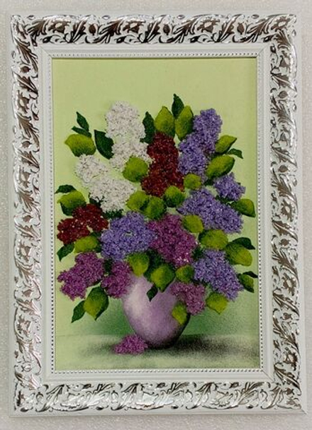 Картина" Сирень в горшке" 37-27см