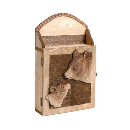 Ключница Медведи 18х30 см