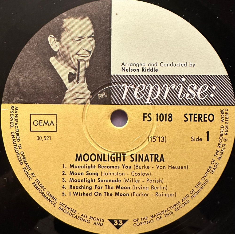 Frank Sinatra - Moonlight Sinatra (Германия 1966г.)