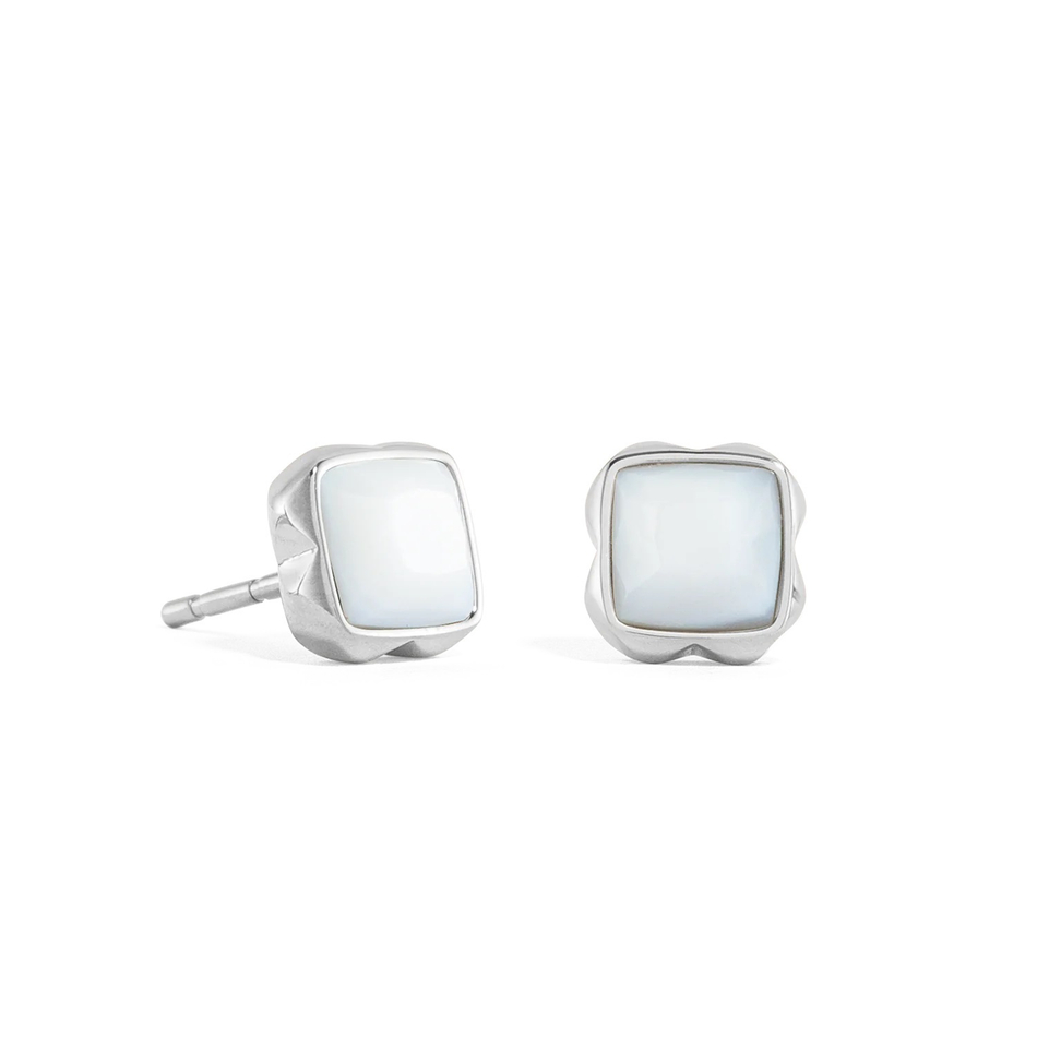 Серьги Coeur de Lion White quartz (April) 1300/21-1400