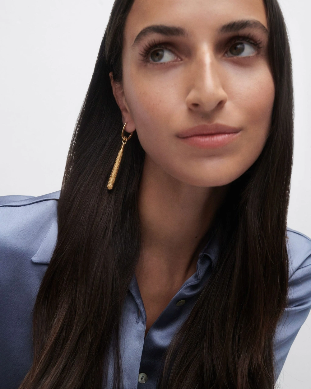 Одиночная серьга Popcorn Supreme Jupiter серебро 925 пробы покрытое золотом