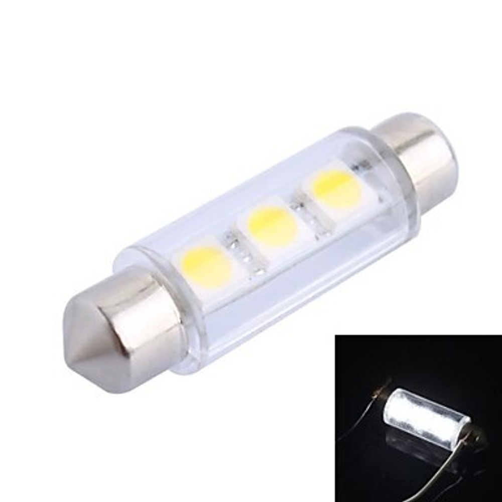 Лампа светодиодная 5050-6LED 36mm WHITE 12V 4155W лампа 4155W