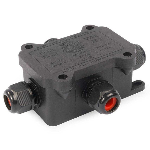 Коробка распределительная герметичная MG Box S-4 4 выхода 400В черный IP68 Fortisflex 89511