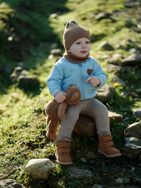 Шапка и снуд хлопковые однослойные 