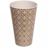 Стакан пластиковый 400мл «Eco Life» цветы