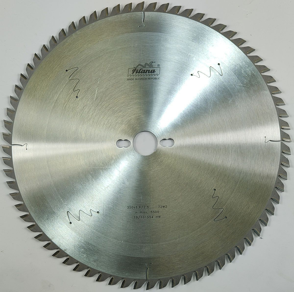 Пила дисковая TCT "Pilana" 350x3.6/2.5x30 z72 81-16 WZ