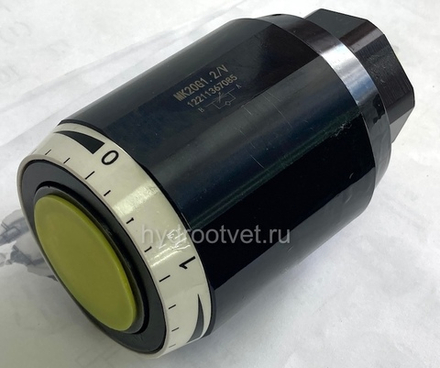 MK20G1.2/V - Дроссель трубного монтажа Ду20 резьба G1, обратный клапан - есть