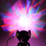 Световой прибор Лазер для дома «Космонавт» 19*11*19 см, Bluetooth, TF Card, пульт д/у,, 8 режимов, USB (220V)