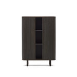 Mailen Буфет с 2 дверцами из ясеневого шпона темной отделки 110 x 140 см