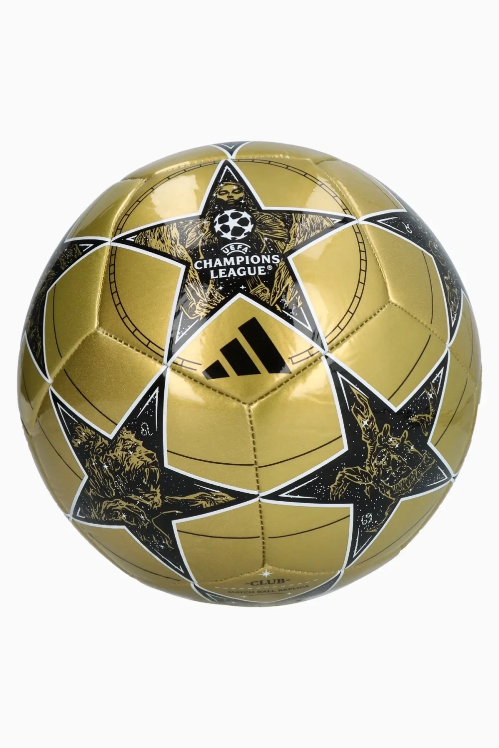 Футбольный мяч adidas UCL Club 25/26 размер 4 - золотой