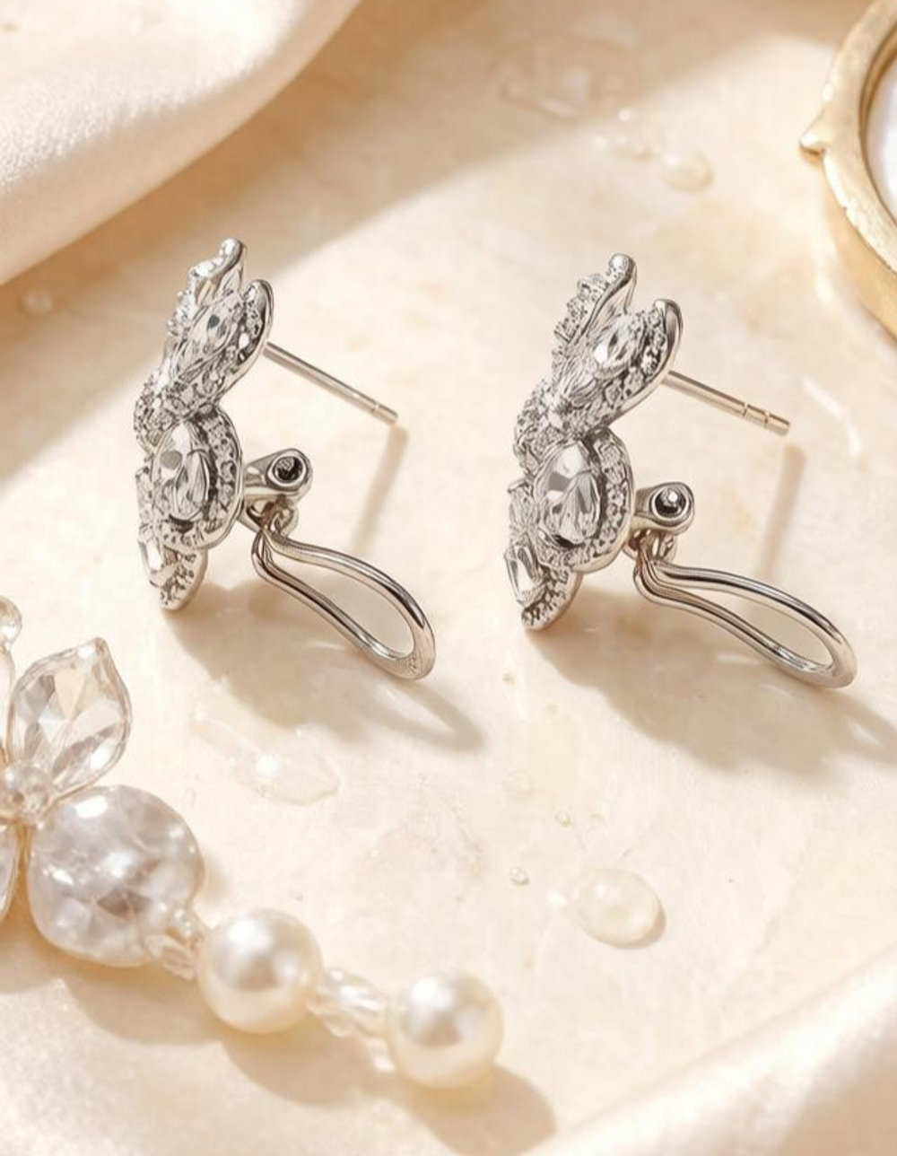 Ювелирные серьги из серебра 925 пробы