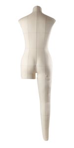 Нога для манекена Моника, размер 44 тип фигуры Прямоугольник, бежевая