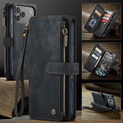 Многофункциональный чехол-кошелек CaseMe 3 in 1 Matte Wallet для iPhone 17 Pro Max