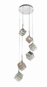 6009R/6A CHROME+CLEAR (1) Люстра NW