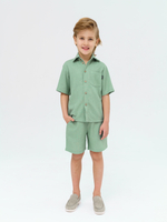 Костюм льняной с шортами