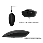 Телесный вибратор-ротатор с присоской Oliver - 19,5 см. (Цвет: телесный)