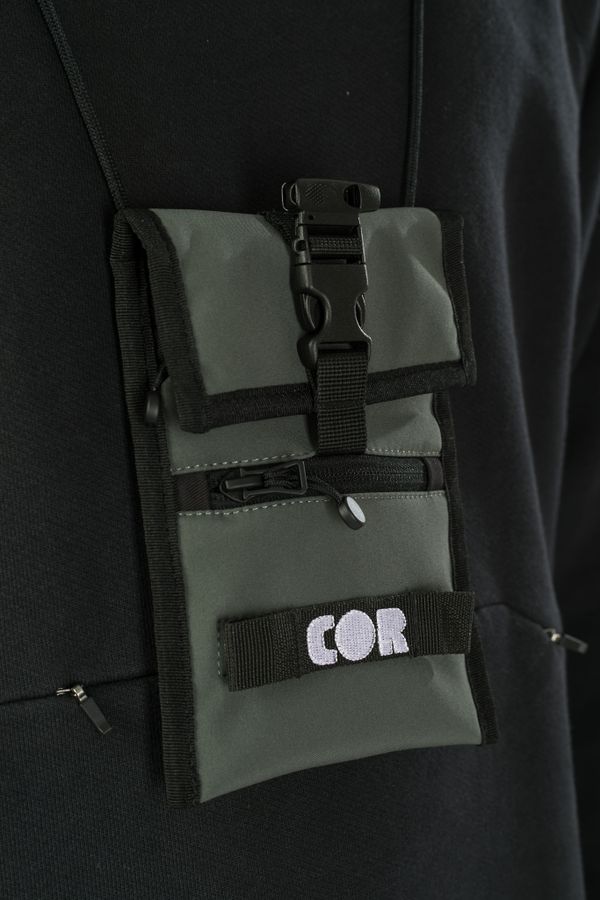 Кошелёк Wall Серый Темный - фото 1