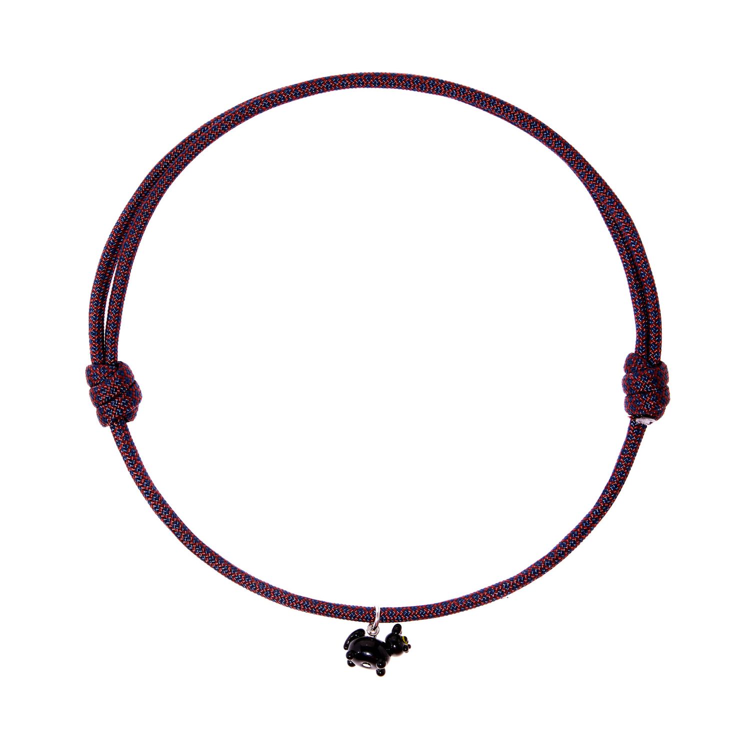 Колье Knitted Kitten Necklace - Black Cat