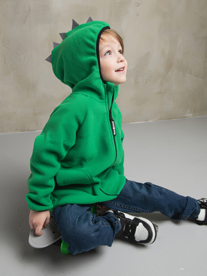 Толстовка флисовая "Дино" зеленый