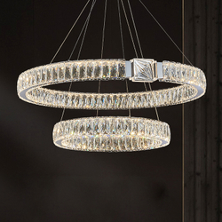 Люстра D8010P/2R/D800+600 silver