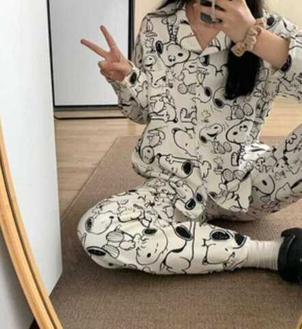 Пижама штаны+рубашка с д/р 3417