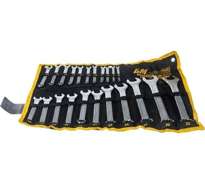 Набор ключей КГК 6-32 мм 22 предмета тетроновая сумка БМ