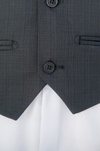 Серый костюмный жилет для старшеклассника STENSER