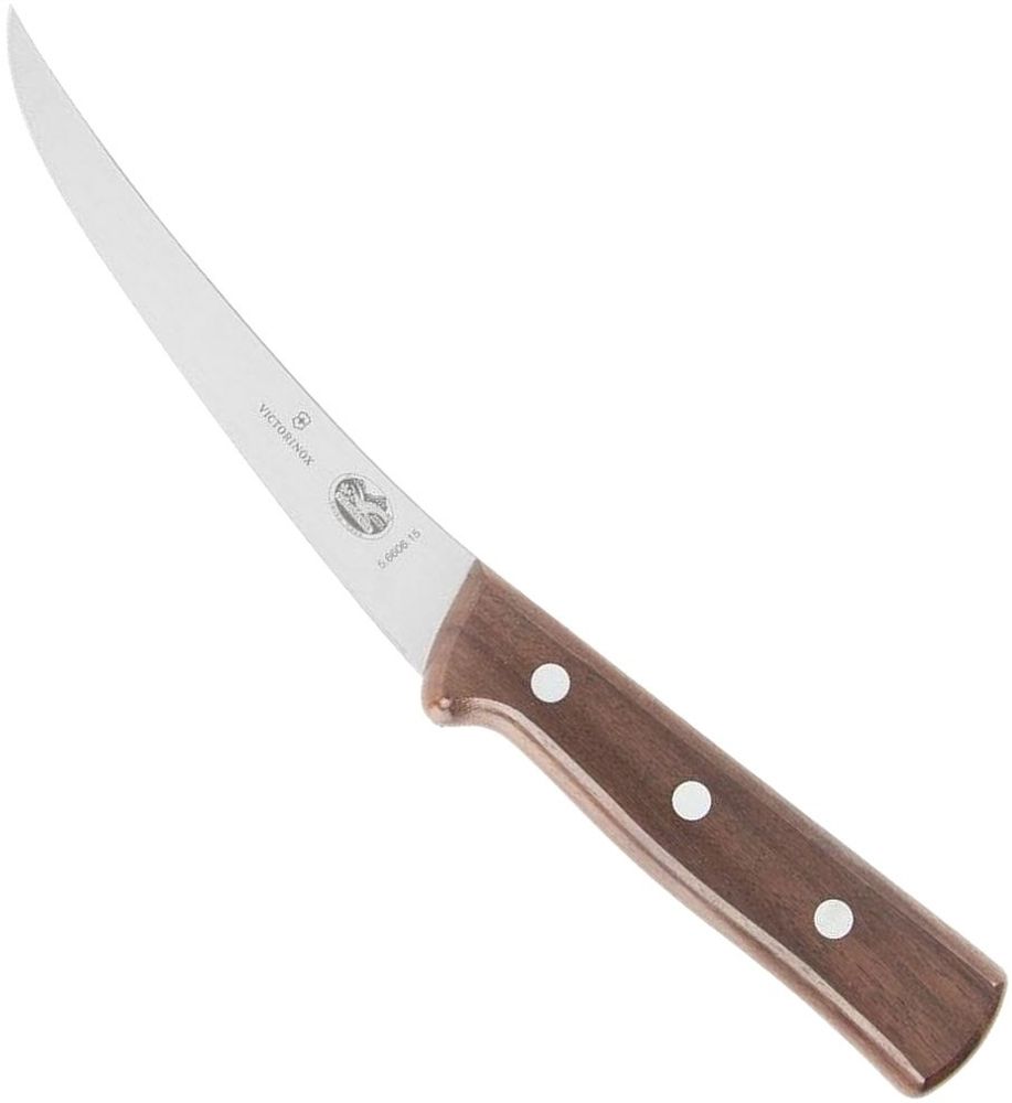Нож Victorinox разделочный, лезвие 15 см прямое, коричневый