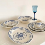 Блюдо круглое Bitossi Home Blue Rose (30.9 см)