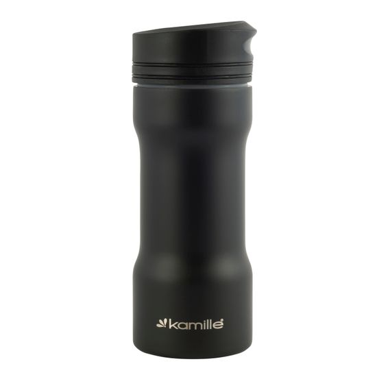 Термокружка 320 мл. из нержавеющей стали Kamille KM-2061 (2 в 1) со сменным горлышком