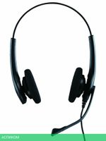Гарнитура Jabra BIZ 1500 Duo QD черный (1519-0154)