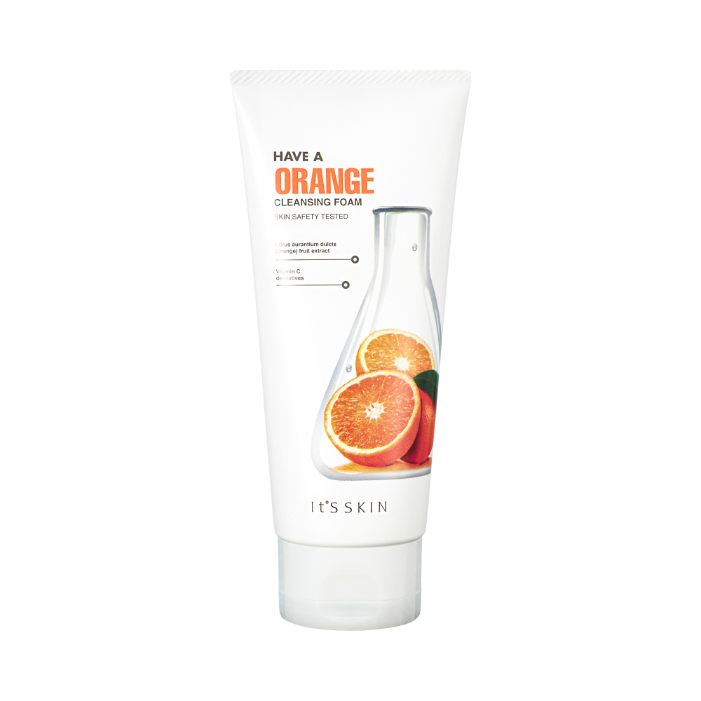 Смягчающая пенка для умывания лица с экстрактом апельсина It's Skin Have a Orange Cleansing Foam