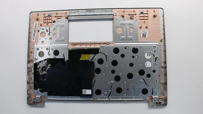 Верхняя панель с клавиатурой (топкейс) для ноутбука Lenovo ideapad 120S-14IAP 81A5 раскладка - русская, без подсветки, серый (5CB0P23817)R+, оригинал