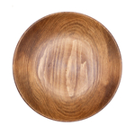 Деревянная плоская чаша-тарелка Art of Siberia из древесины сибирская пихта 25 см. T58