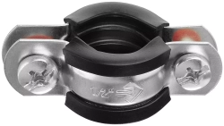 Трубный хомут с гайкой ЗУБР 1/2", 10 штук, оцинкованный 37850-20-24