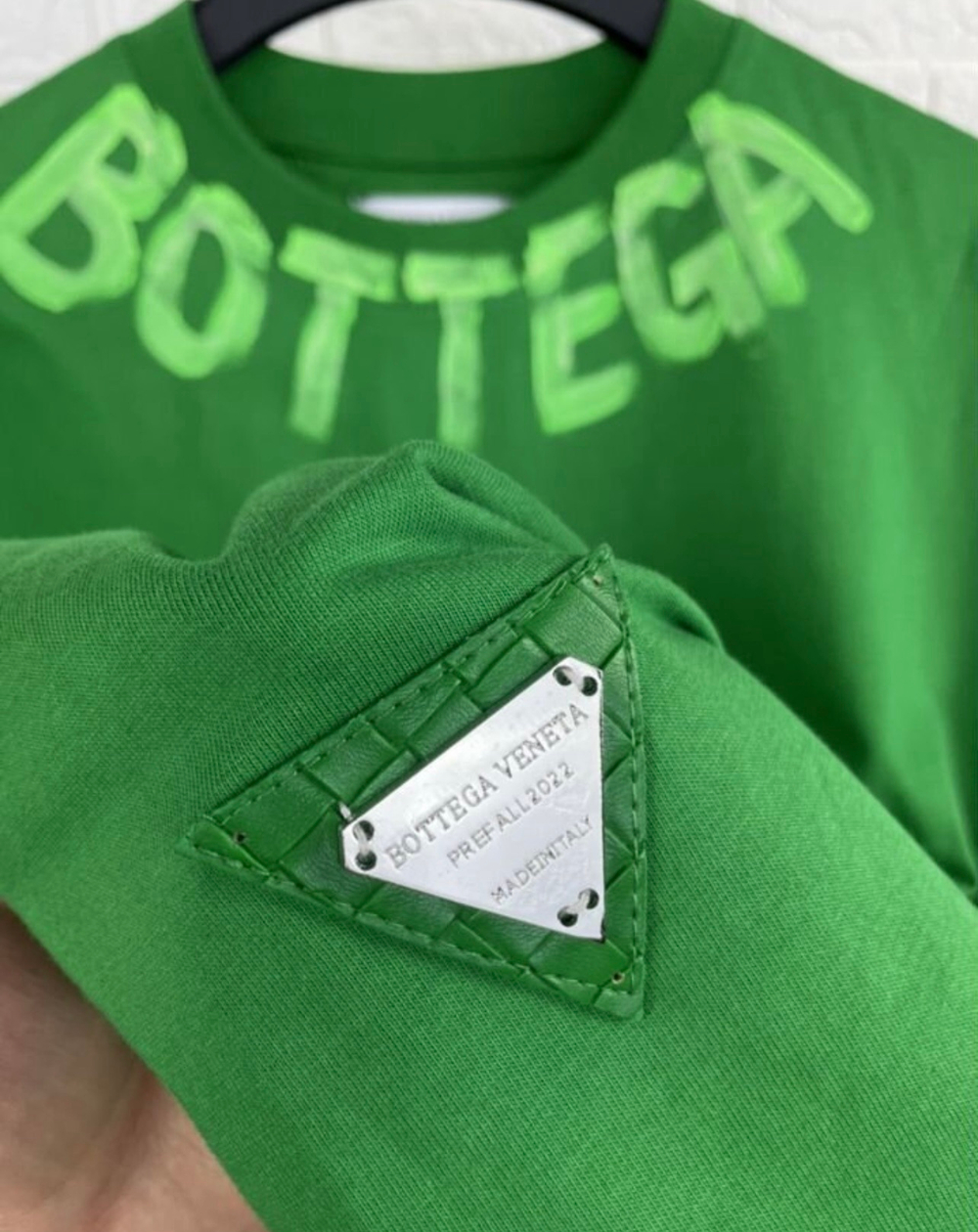 Футболка Bottega Veneta Green