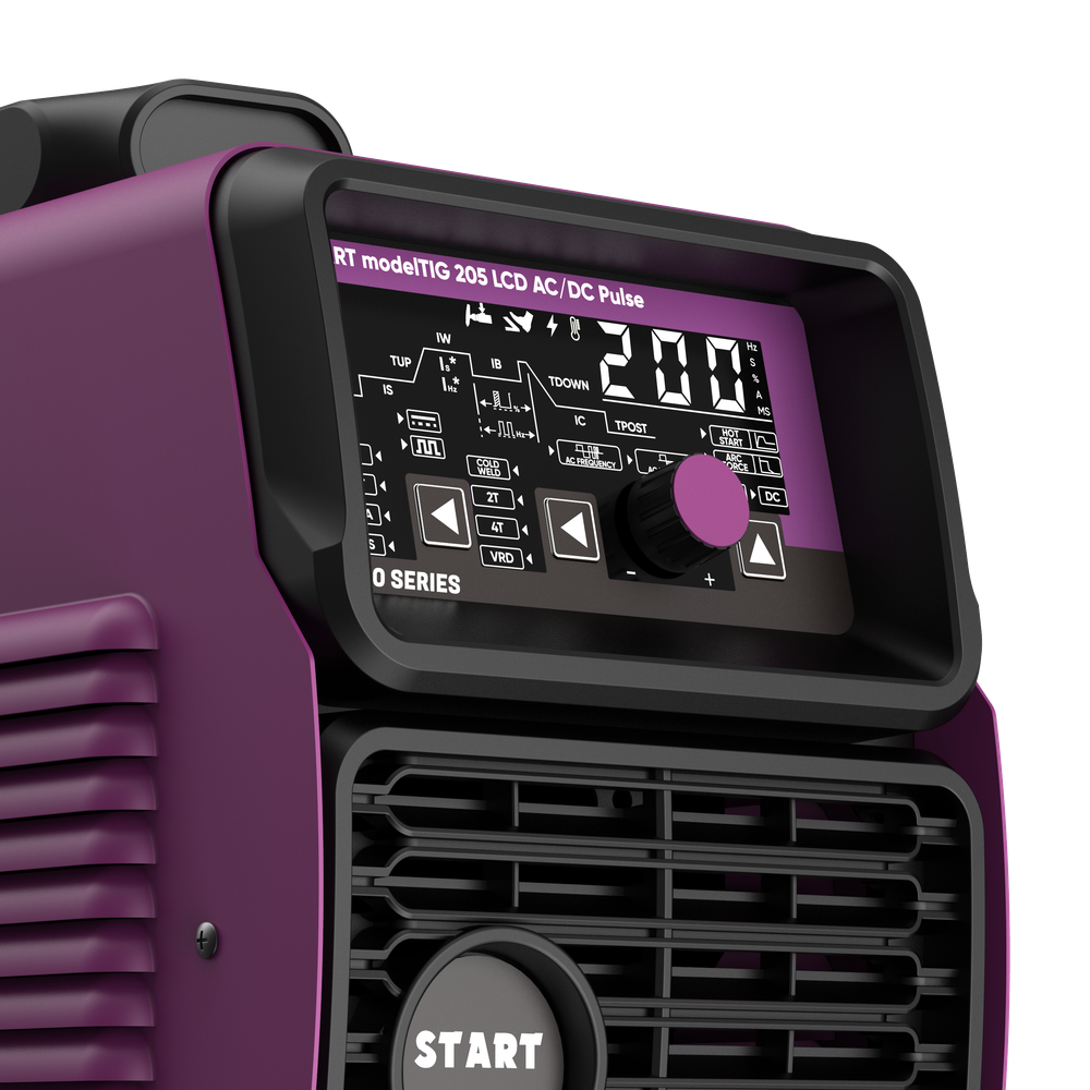 START modelTIG 205 LCD AC/DC TIG PULSE Установка аргонодуговой сварки 3W205APL