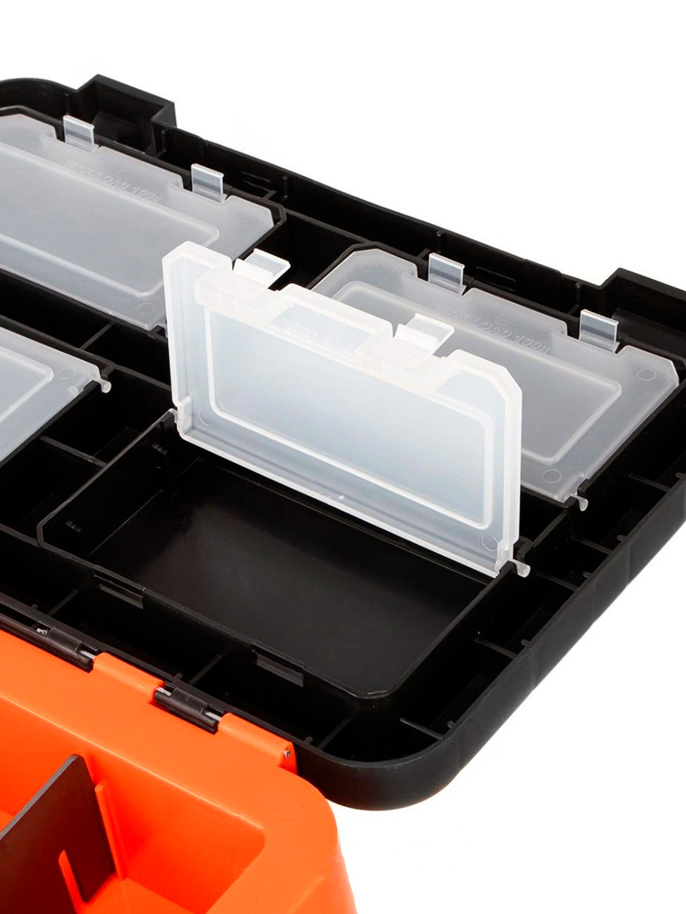 Ящик рыболовный зимний Helios FishBox TROUT оранжевый, с карманами (HS-FB-IML-19-O)