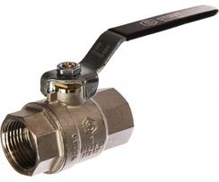 Кран шаровый с фильтром В-В 1" рычаг STOUT 32823