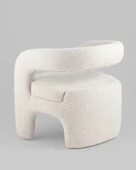 Лаунж-кресло Boon, жемчужное букле