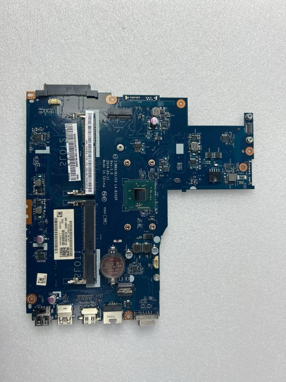 Материнская плата для ноутбука Lenovo B50-30 ZIWB0/B1 LA-B102P W8S UMA N2830 FP 1000 (5B20G46270), оригинал