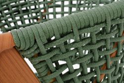 "Амстердам" плетеный стул из искусственного ротанга, цвет зеленый