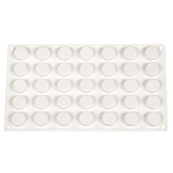 Форма кондитерская "Микро цилиндр" 35 ячеек 25*25*12 мм силикон P.L.