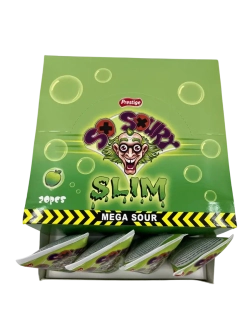 Кислый джем в тюбике со вкусом яблока (20шт по 30гр)