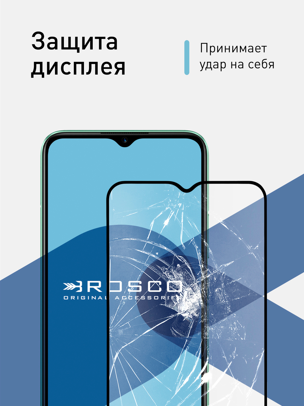 Набор стекол ROSCO для realme C25;realme C25s;realme C21;realme C21Y;realme C20;realme C11 (2021);realme C11;realme C15;realme C3;realme 6i;realme 5i;realme 5 оптом (арт. RM-C11-FSP-GLASS-SET2)