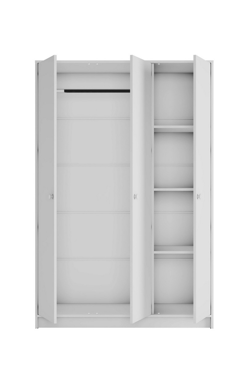 ЛАЙТ Шкаф ШК-002 Белый / Белый